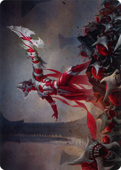Mite Overseer // Mite Overseer  [Phyrexia: All Will Be One Art Series] (Borderless) Foil
