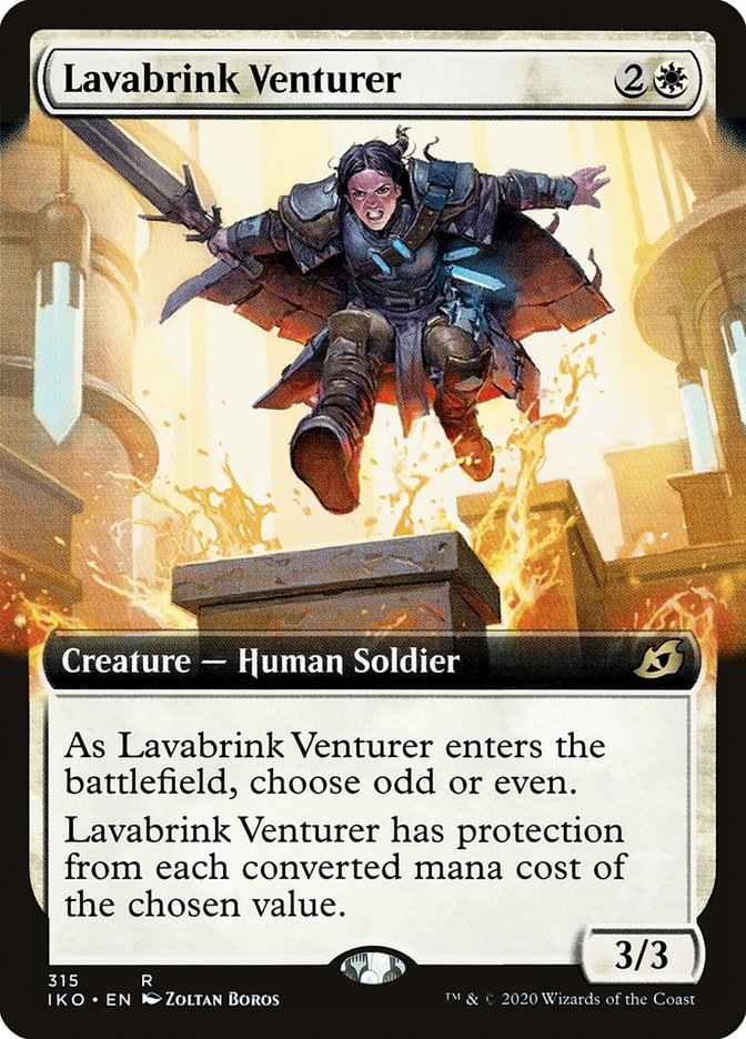 Lavabrink Venturer (Extended Art) [Ikoria: Lair of Behemoths] Foil