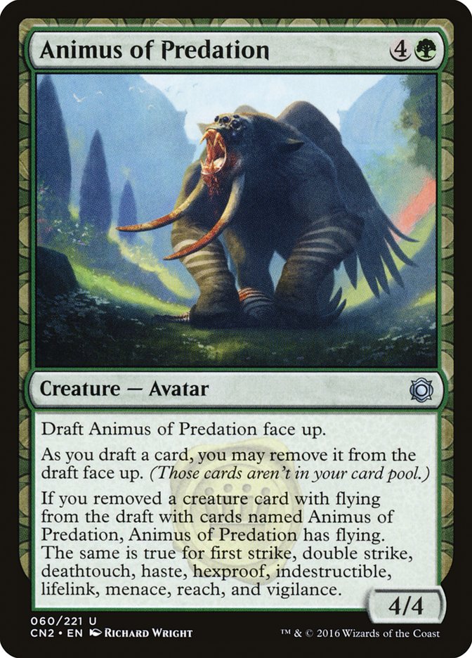 Animus of Predation [Conspiracy: Take the Crown] Foil