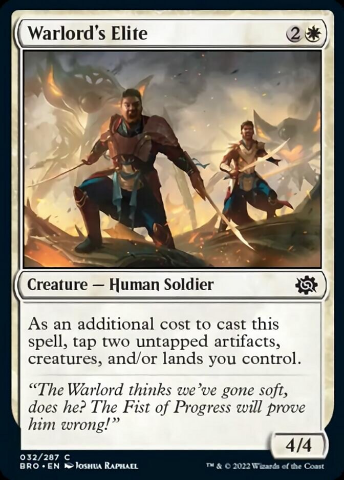 Warlord's Elite [The Brothers' War] Foil