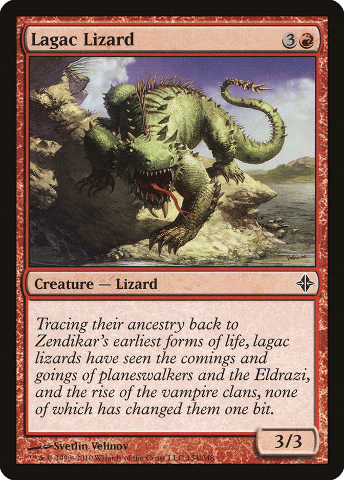 Lagac Lizard [Rise of the Eldrazi] Foil