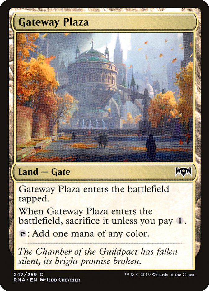Gateway Plaza [Ravnica Allegiance] Foil
