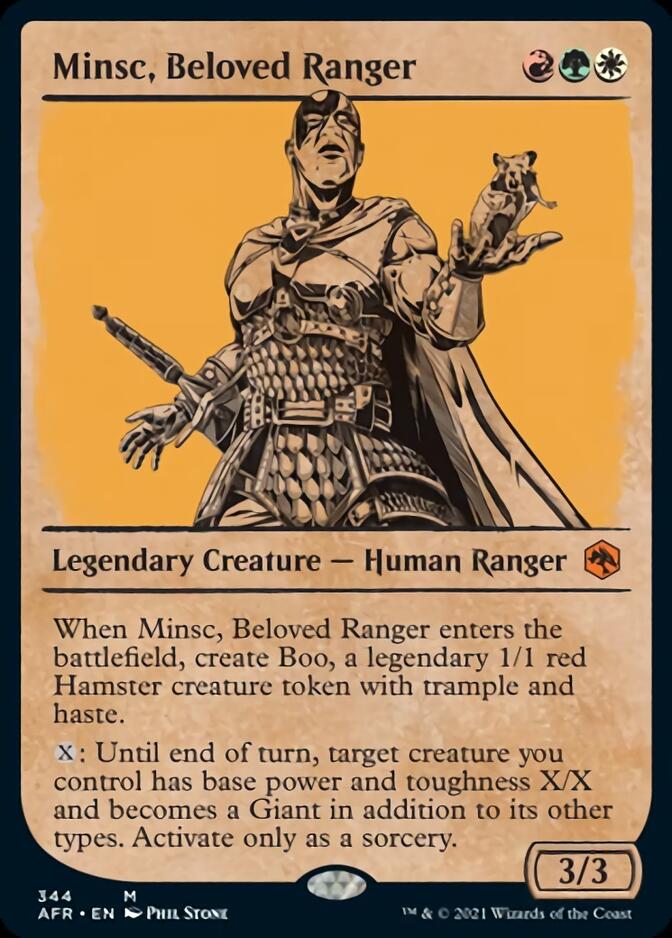 Minsc, Beloved Ranger (Showcase) [Dungeons & Dragons: Adventures in the Forgotten Realms] Foil