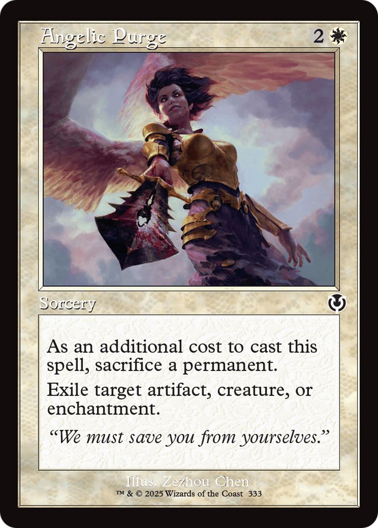 Angelic Purge (Retro Frame) [Innistrad Remastered] Foil
