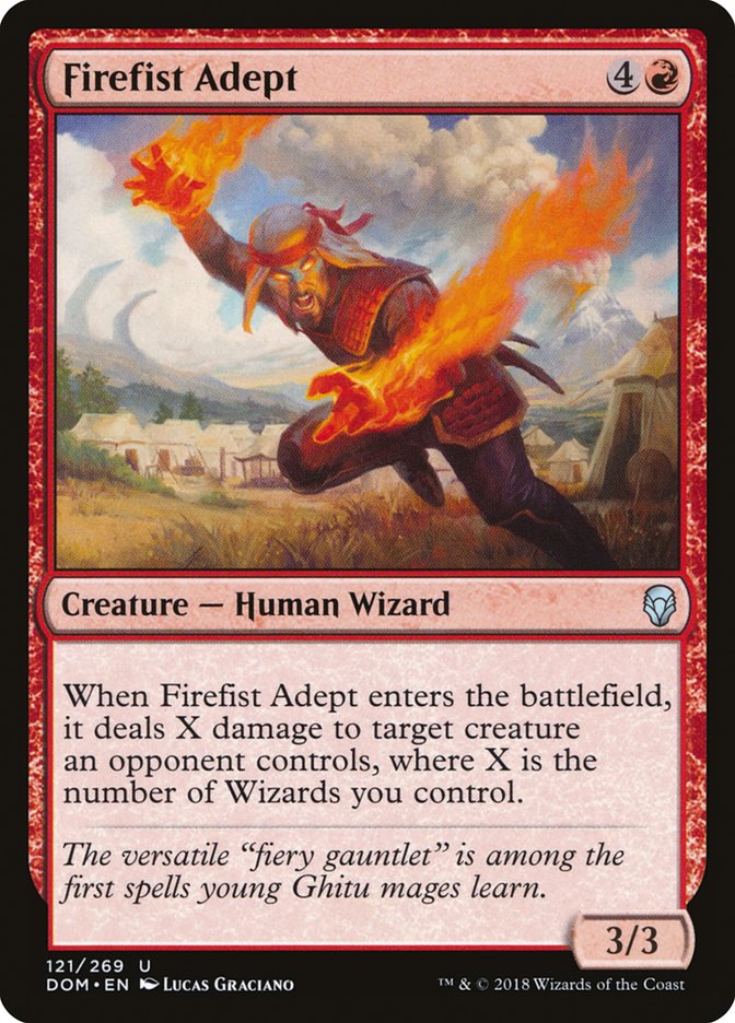 Firefist Adept [Dominaria] Foil
