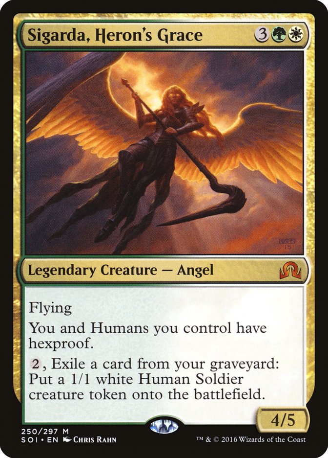 Sigarda, Heron's Grace [Shadows over Innistrad] Foil