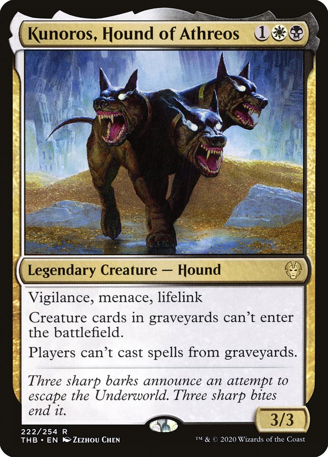 Kunoros, Hound of Athreos [Theros Beyond Death] Foil