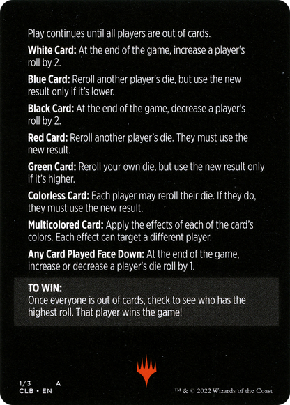 Roll for Initiative // Roll for Initiative (cont'd)  [Commander Legends: Battle for Baldur's Gate Minigames] Foil