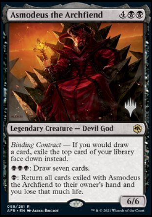 Asmodeus the Archfiend (Promo Pack) [Dungeons & Dragons: Adventures in the Forgotten Realms Promos] Foil -1