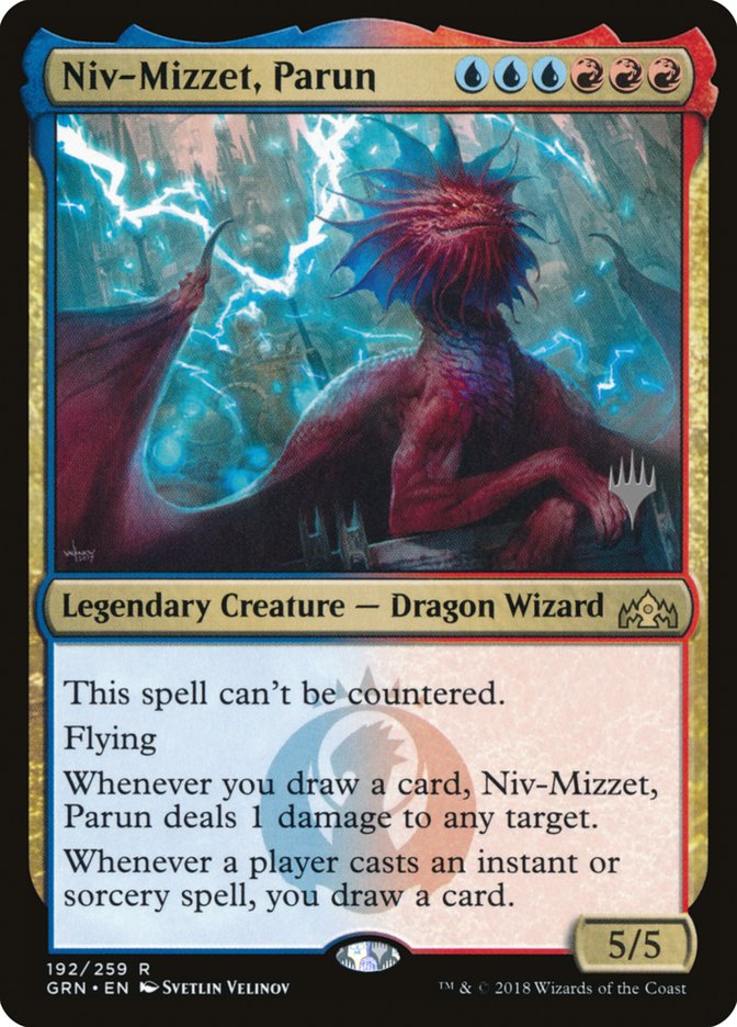 Niv-Mizzet, Parun (Promo Pack) [Guilds of Ravnica Promos] Foil