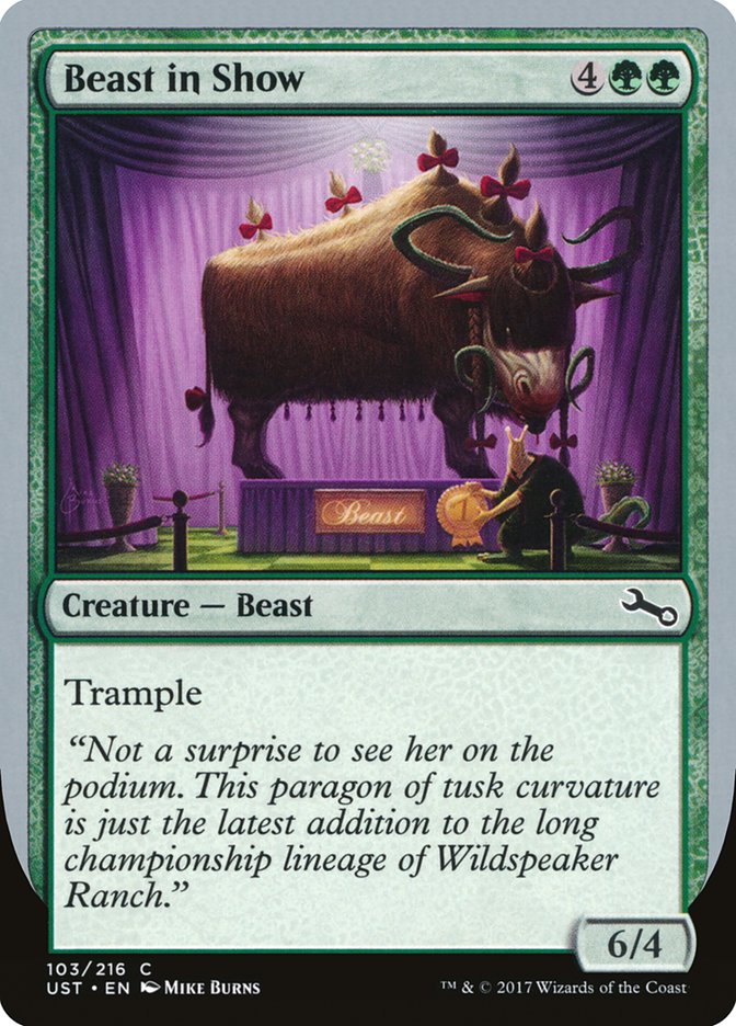 Beast in Show ("Not a surprise...") [Unstable] Foil
