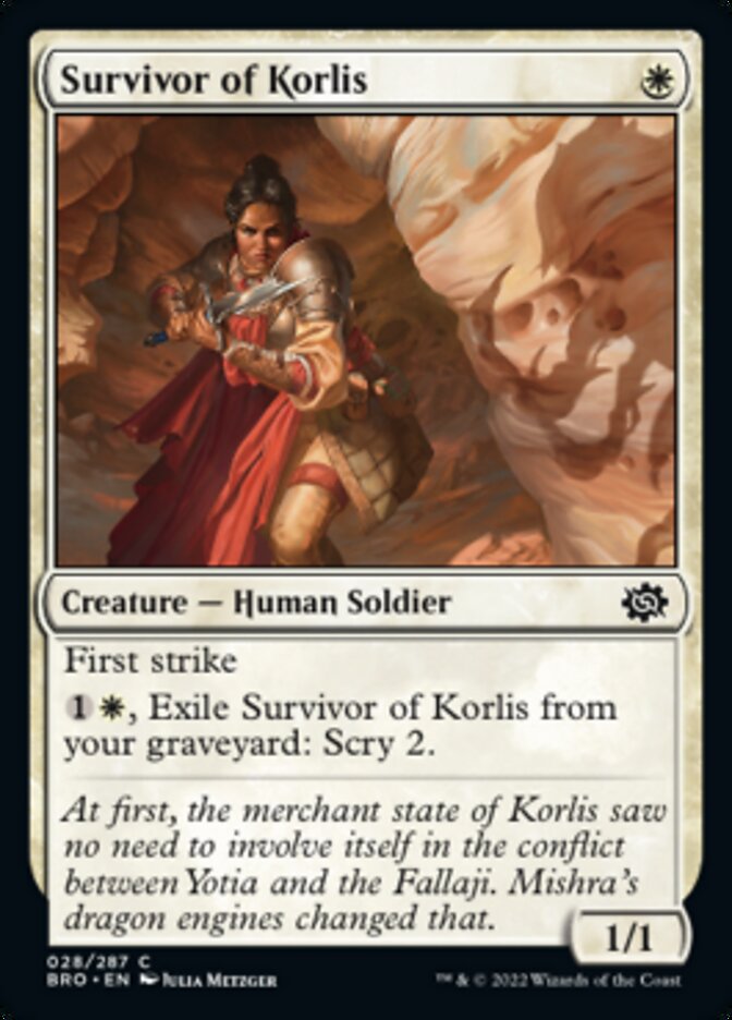 Survivor of Korlis [The Brothers' War] Foil