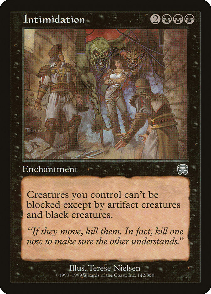Intimidation [Mercadian Masques] Foil