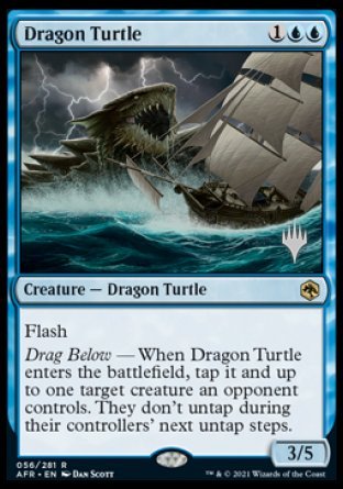 Dragon Turtle (Promo Pack) [Dungeons & Dragons: Adventures in the Forgotten Realms Promos] Foil