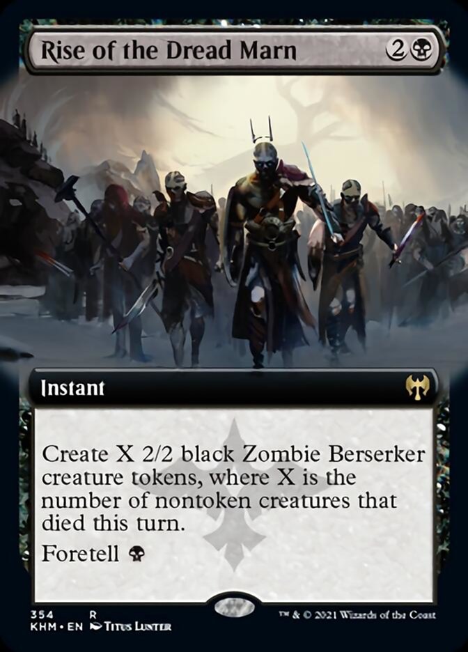 Rise of the Dread Marn (Extended Art) [Kaldheim] Foil