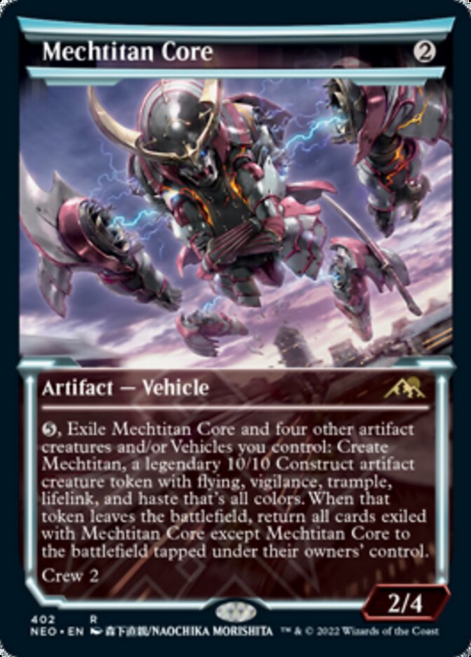 Mechtitan Core (Showcase Soft Glow) [Kamigawa: Neon Dynasty] Foil