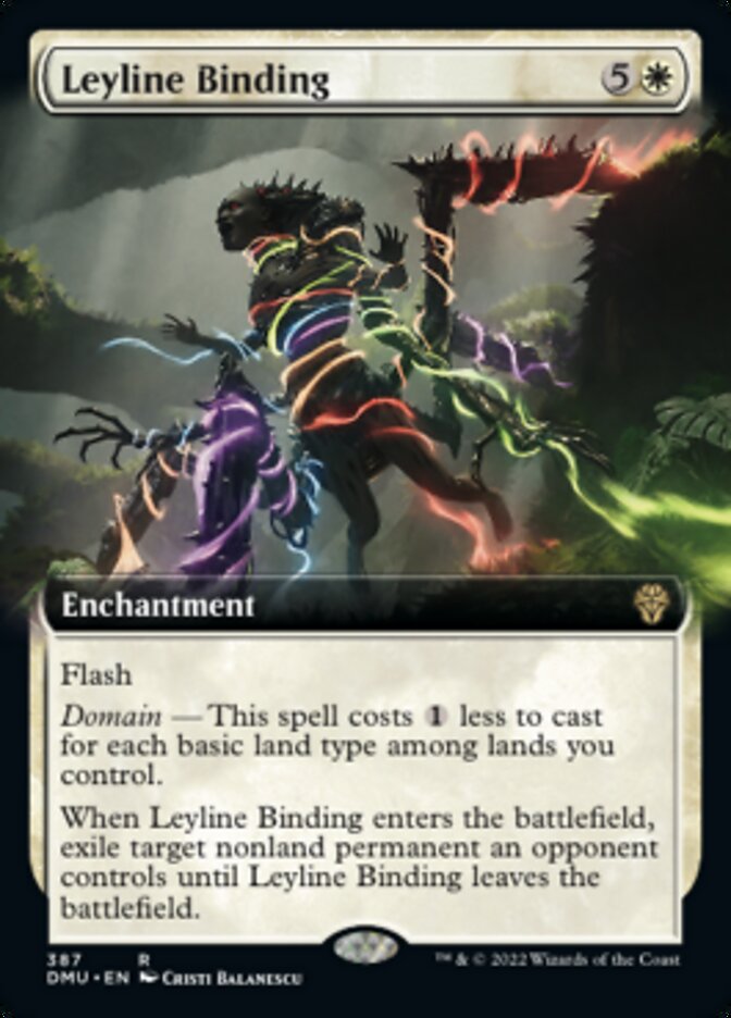 Leyline Binding (Extended Art) [Dominaria United] Foil