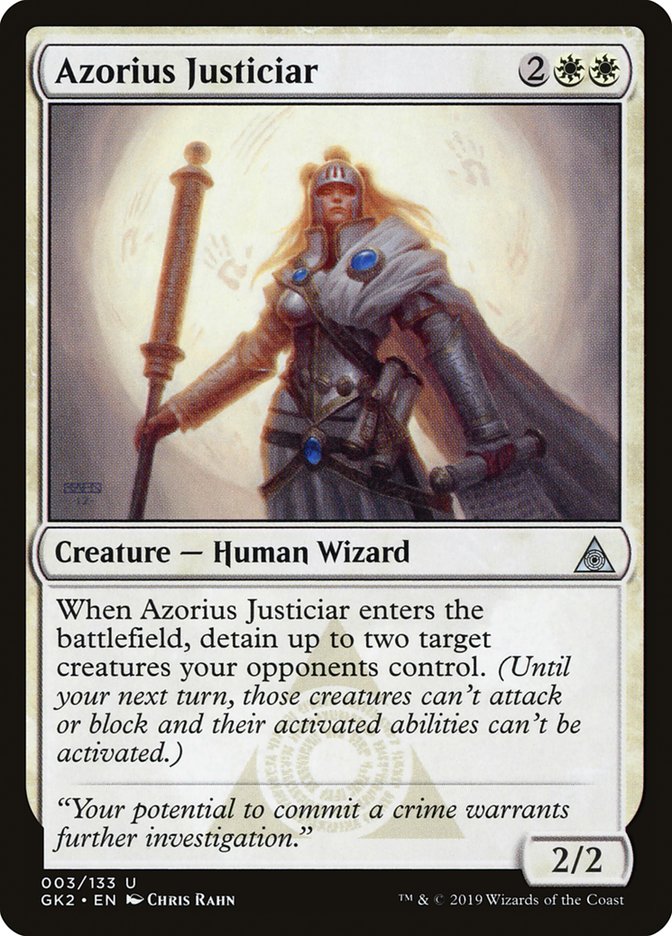Azorius Justiciar [Ravnica Allegiance Guild Kit] Foil