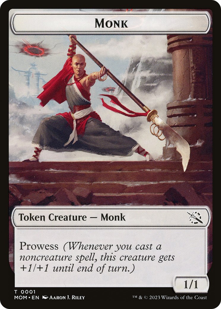 Monk  [March of the Machine Tokens] Foil