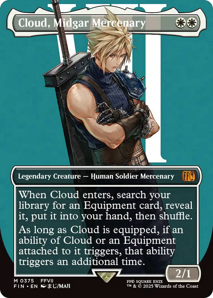 Cloud, Midgar Mercenary (Borderless) [FINAL FANTASY] Foil