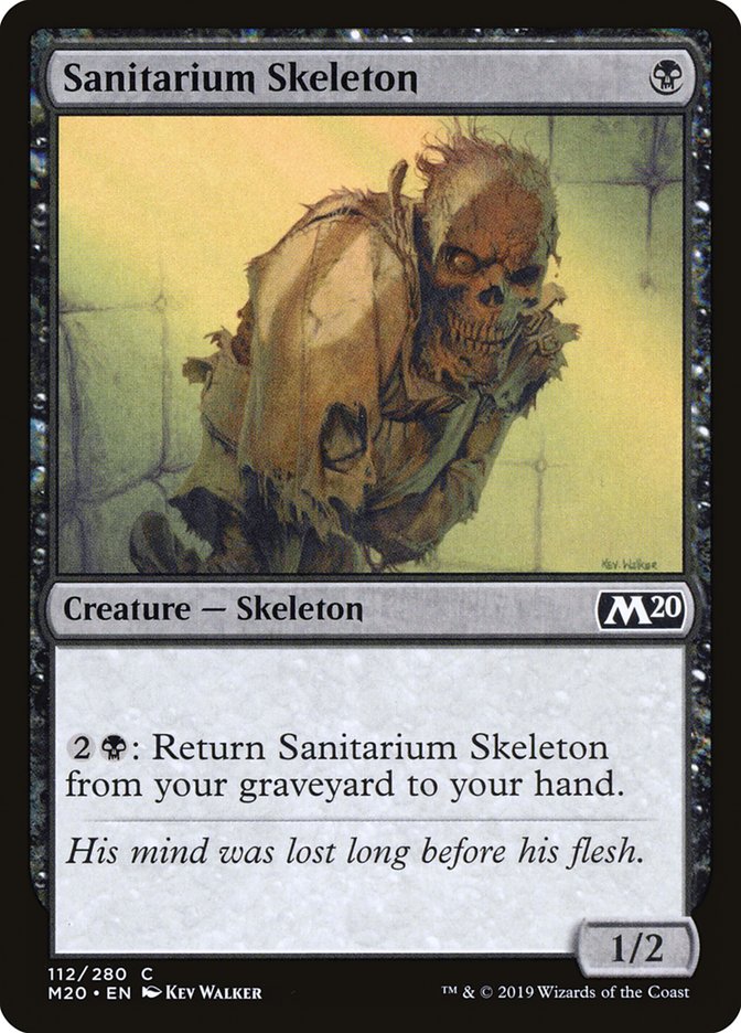 Sanitarium Skeleton [Core Set 2020] Foil