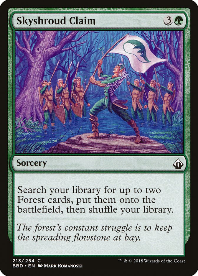 Skyshroud Claim [Battlebond] Foil