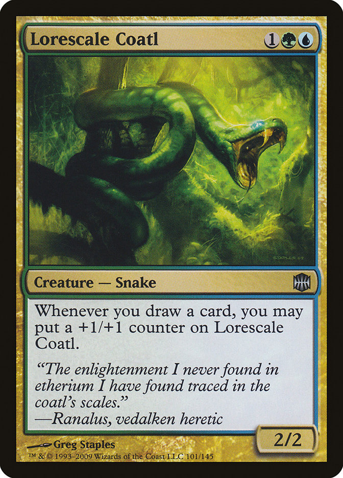 Lorescale Coatl [Alara Reborn] Foil
