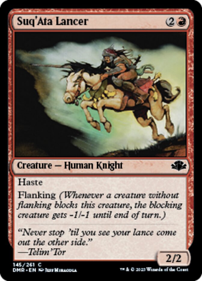 Suq'Ata Lancer [Dominaria Remastered] Foil