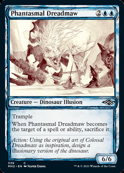 Phantasmal Dreadmaw (Sketch) [Modern Horizons 2] Foil