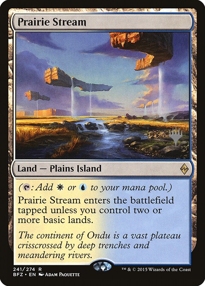 Prairie Stream [Battle for Zendikar Promos] Foil