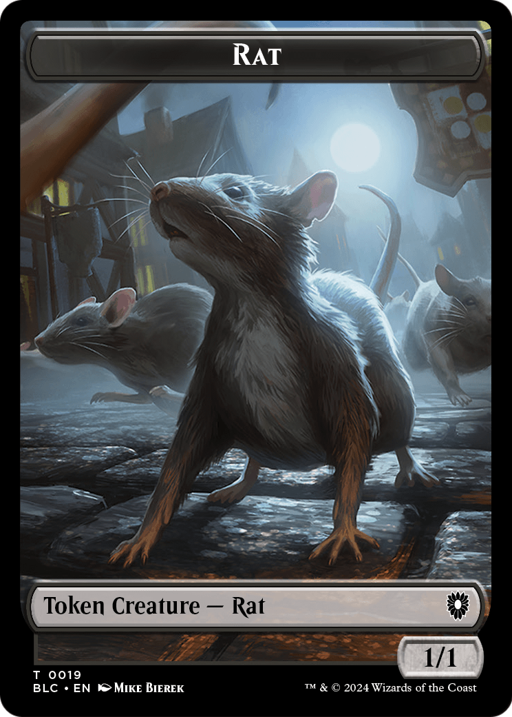 Rat  [Bloomburrow Commander Tokens]