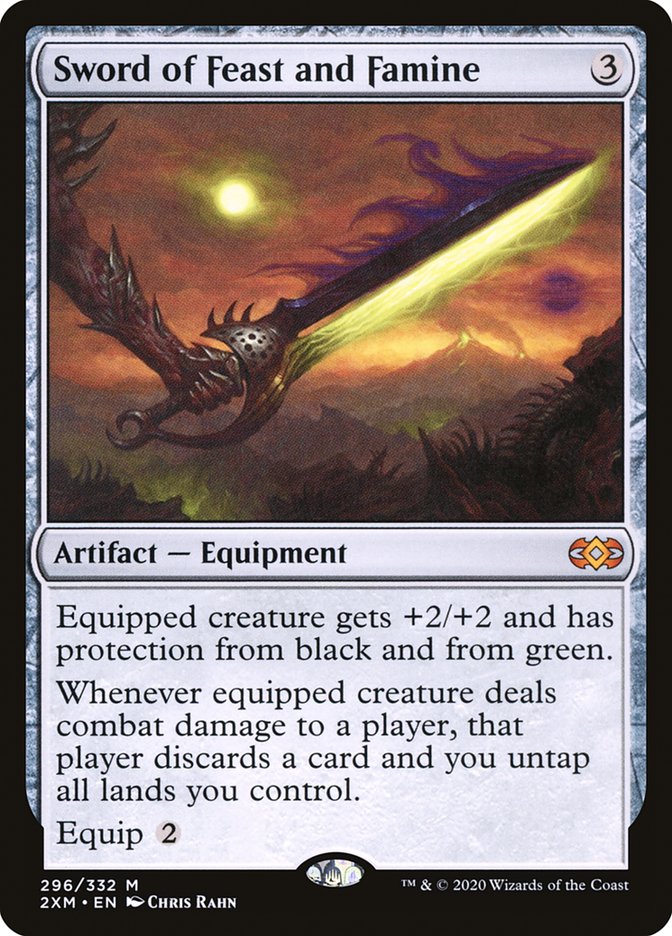 Sword of Feast and Famine [Double Masters] Foil