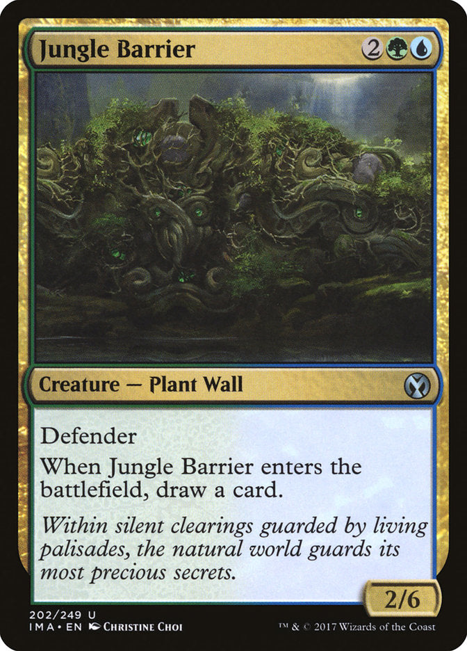 Jungle Barrier [Iconic Masters] Foil