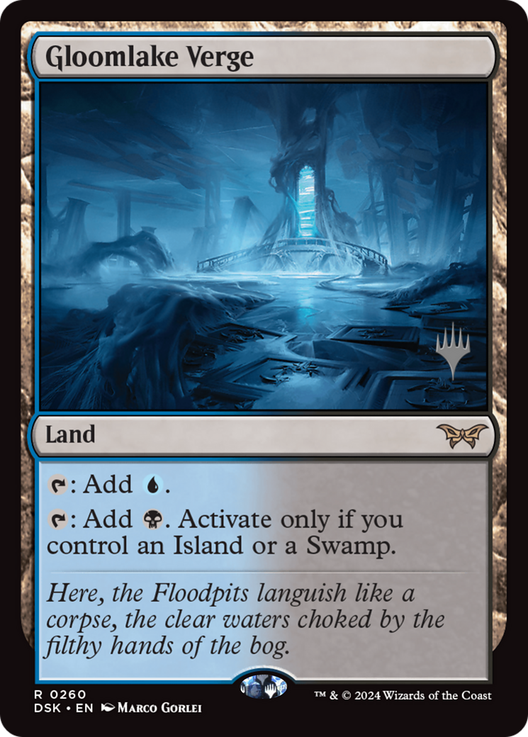 Gloomlake Verge (Promo Pack) [Duskmourn: House of Horror Promos] Foil