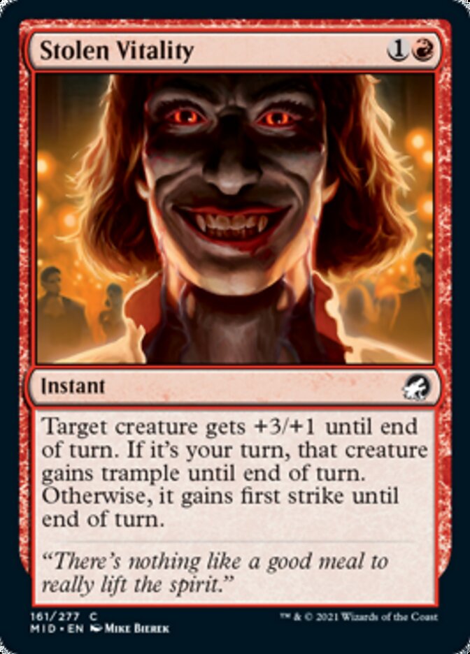 Stolen Vitality [Innistrad: Midnight Hunt] Foil