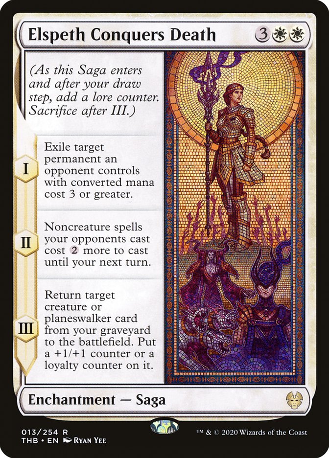 Elspeth Conquers Death [Theros Beyond Death] Foil