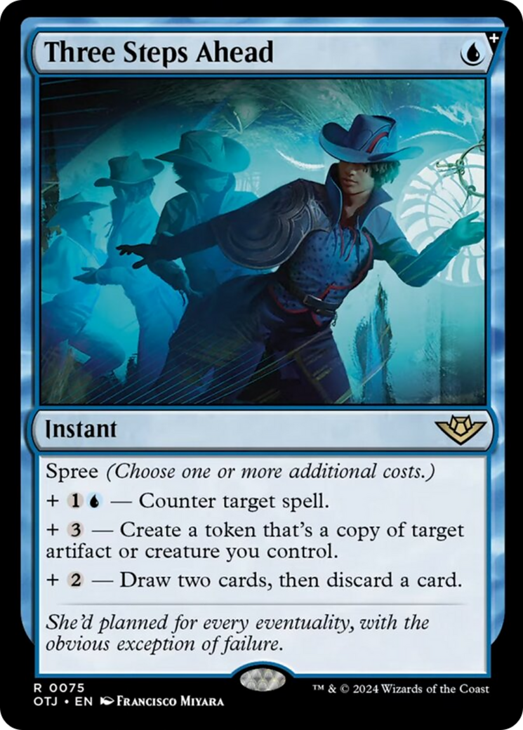 Three Steps Ahead [Outlaws of Thunder Junction] Foil