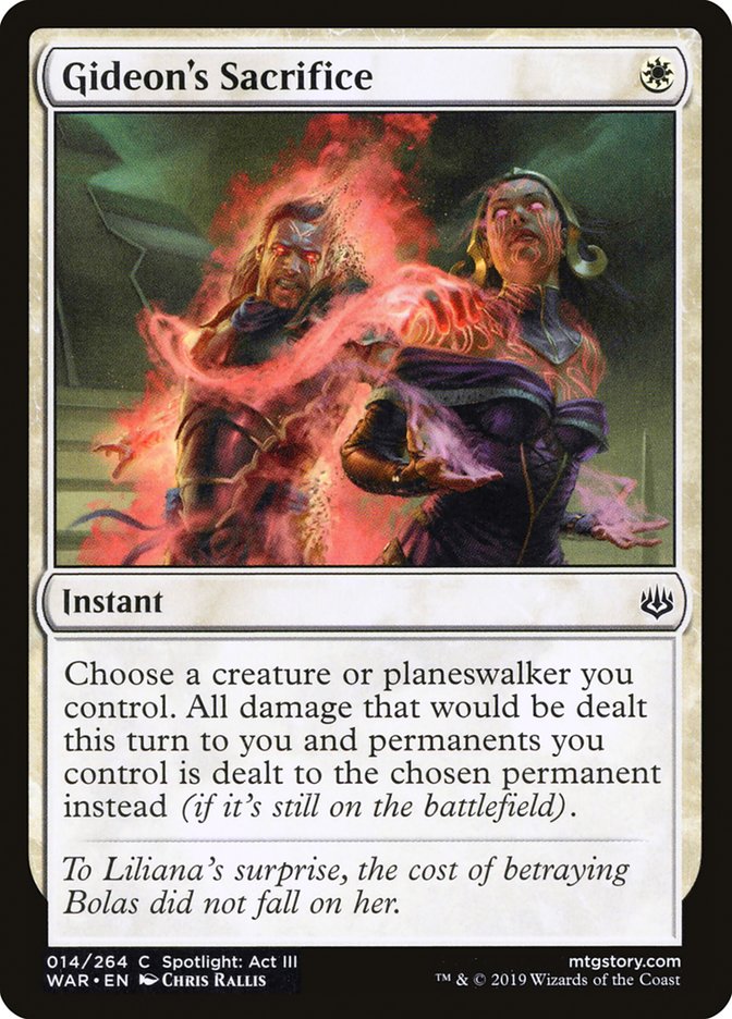 Gideon's Sacrifice [War of the Spark] Foil