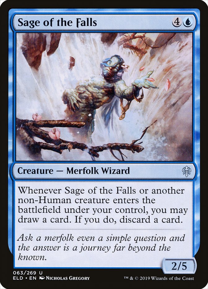 Sage of the Falls [Throne of Eldraine] Foil