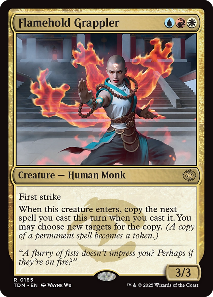 Flamehold Grappler [Tarkir: Dragonstorm] Foil