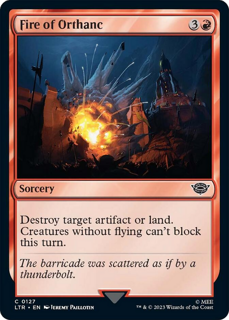Fire of Orthanc [The Lord of the Rings: Tales of Middle-Earth] Foil