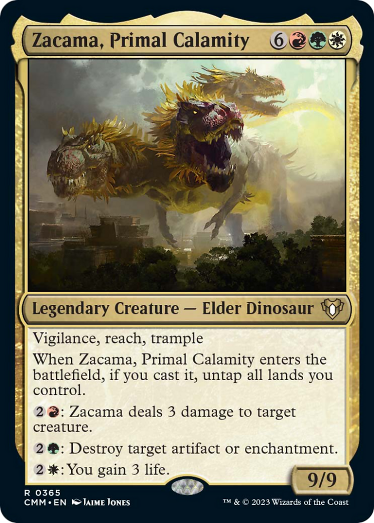 Zacama, Primal Calamity [Commander Masters] Foil