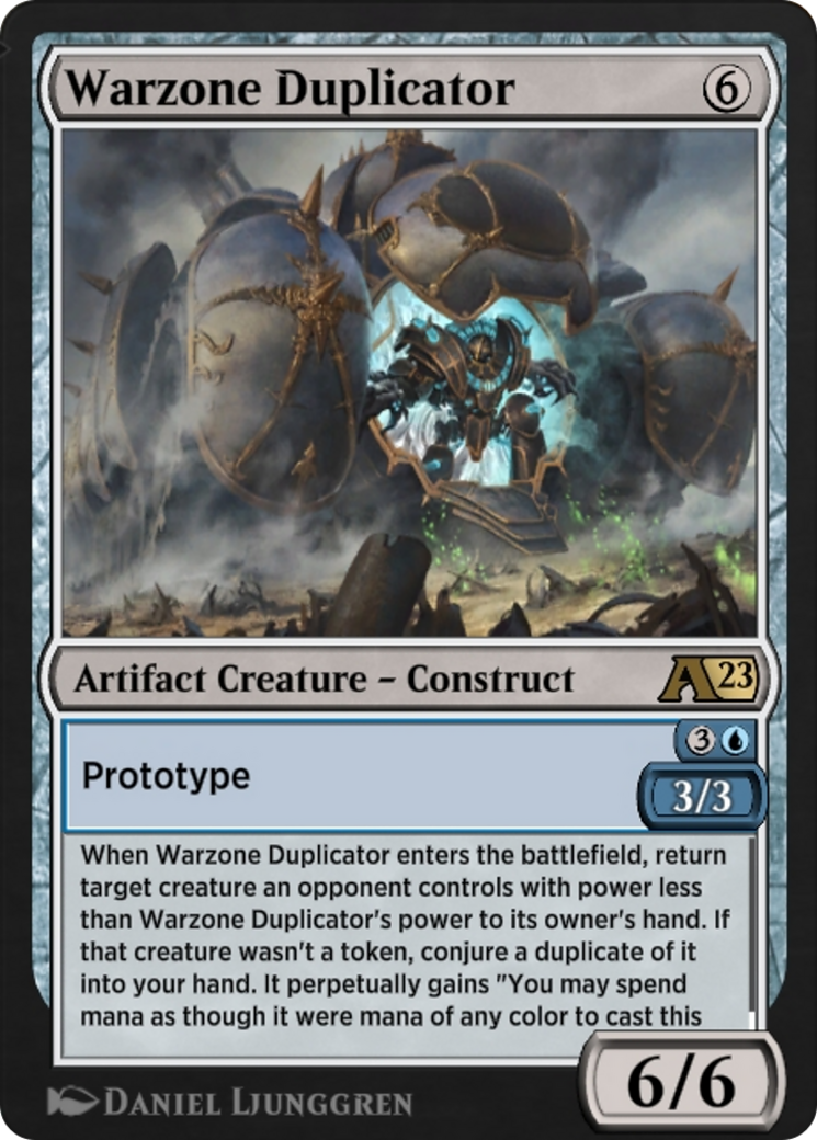 Warzone Duplicator  [Alchemy: The Brothers' War]