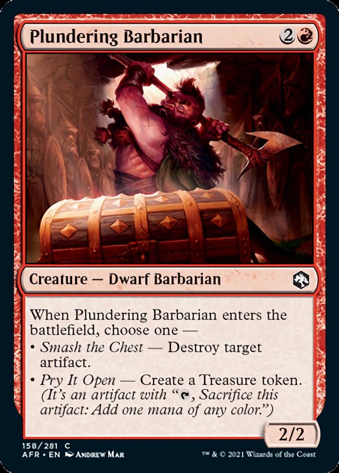 Plundering Barbarian [Dungeons & Dragons: Adventures in the Forgotten Realms] Foil