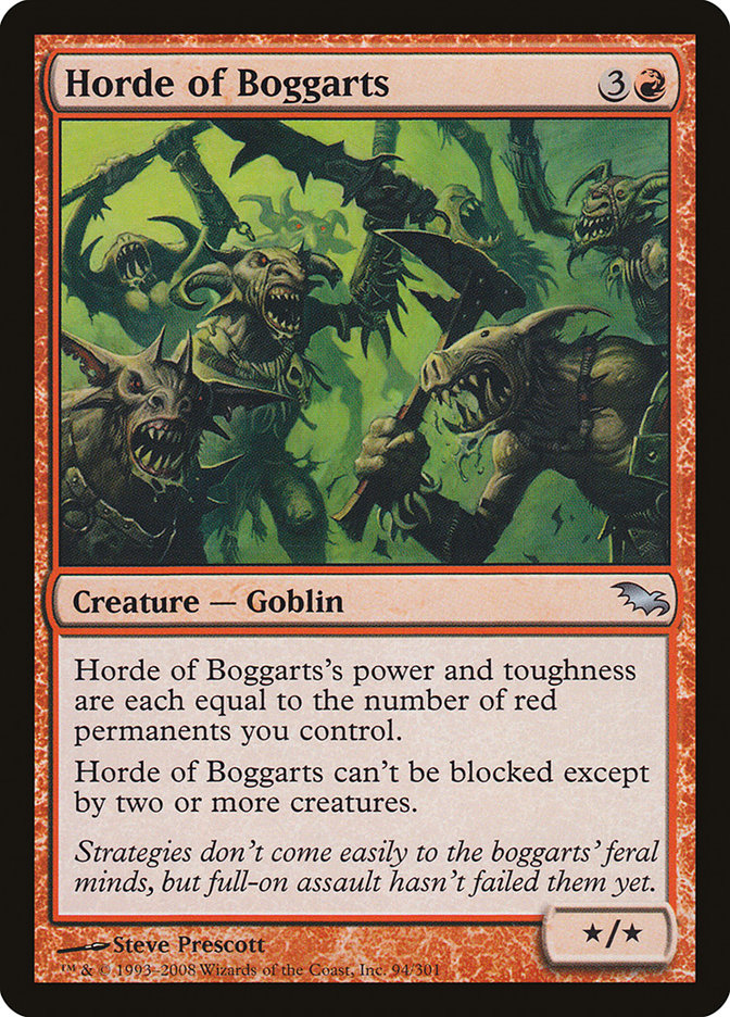 Horde of Boggarts [Shadowmoor] Foil