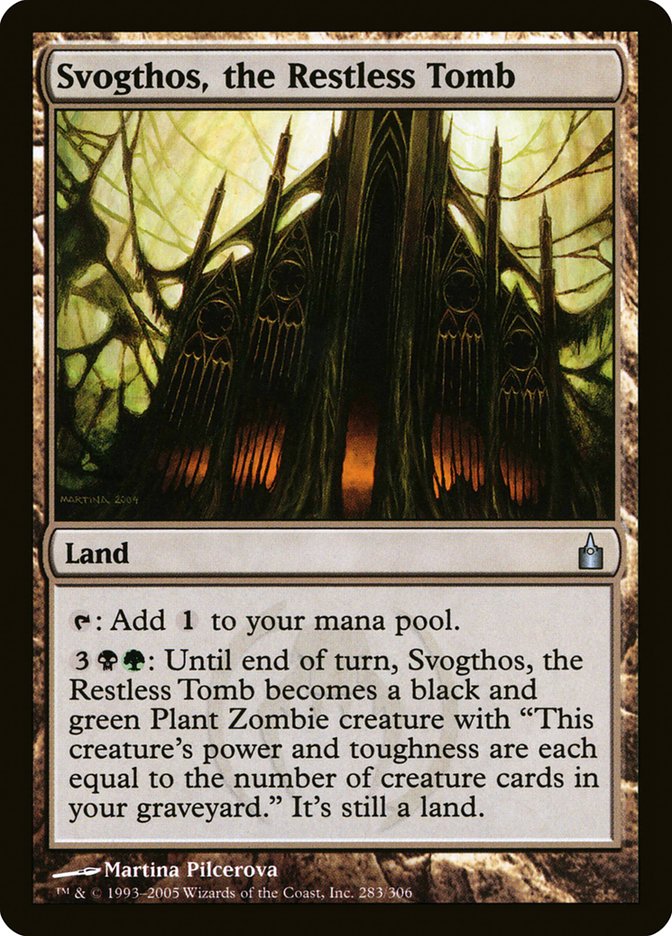 Svogthos, the Restless Tomb [Ravnica: City of Guilds] Foil