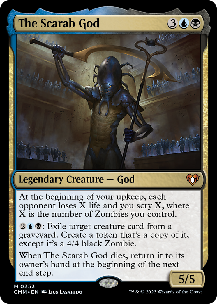 The Scarab God [Commander Masters] Foil