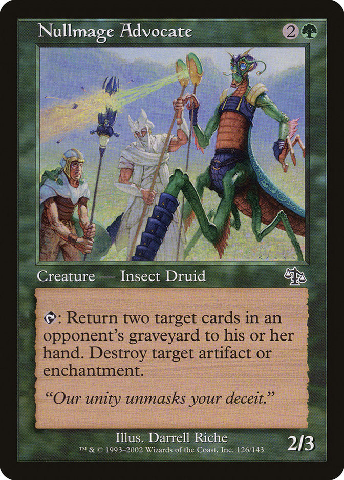 Nullmage Advocate [Judgment] Foil