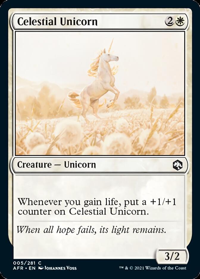 Celestial Unicorn [Dungeons & Dragons: Adventures in the Forgotten Realms] Foil