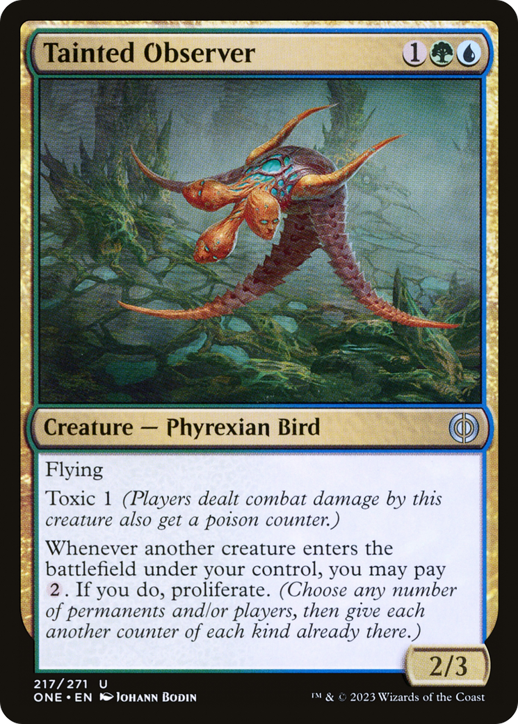 Tainted Observer [Phyrexia: All Will Be One] Foil